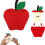 12Pcs Fruit Shape Greeting Cards Decorative Bookmarks Gift For 2