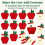 12Pcs Fruit Shape Greeting Cards Decorative Bookmarks Gift For 4