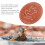 Kupfer-Disk-Vogelbad, 99,99% Cu, 40 g, 10  10  0,8 cm 4