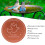 Kupfer-Disk-Vogelbad, 99,99% Cu, 40 g, 10  10  0,8 cm 6