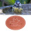 Kupfer-Disk-Vogelbad, 99,99% Cu, 40 g, 10  10  0,8 cm 14