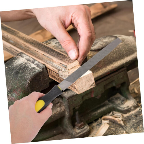 Flat File Tool Handle Metal File for Grinding for Sharpening Suitable for Workshop Tools Random Color 1