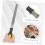 Flat File Tool Handle Metal File for Grinding for Sharpening Suitable for Workshop Tools Random Color 7