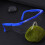 Protective Goggles for Outdoor Use, Blue PC Material Spittle Baffle 5