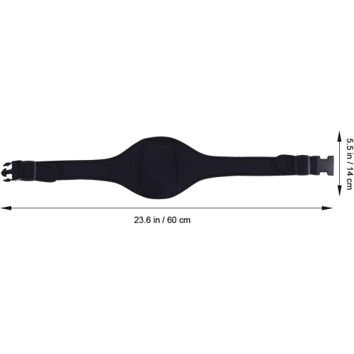 Microfoonriemhouder van zwart neopreen, grote capaciteit, multifunctioneel gebruik, beschermt de microfoon. 1