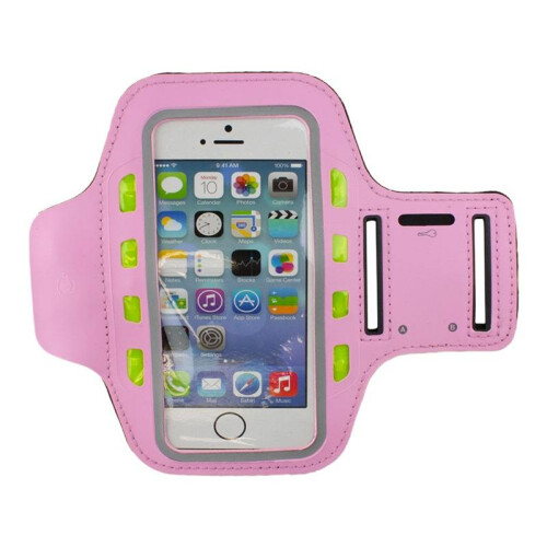 LED-Sportarmband für Smartphone - Rosa