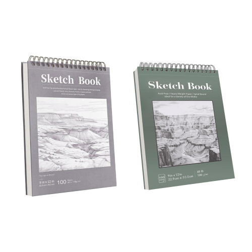 Art Drawing Pad Sketchbook Strong Binding Friendly-bean green 2