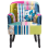 Beliani Armchair MANDAL Fabric Multicolour 2
