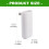 Home Office Desktop Decors Ornament Pen Inserted Holders-White 3