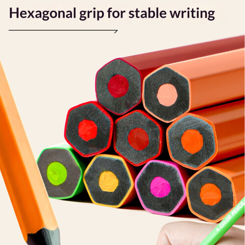 Professional Erasable Woodless Pencils Oil Based Colored-24 1