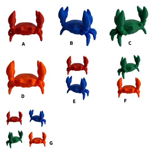 Crab Shape Display Stand Desktop Pen Organiser Rack-G 2