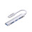 Hub Type-C 4 θυρών: USB 2.0 x 3 + USB 3.0, αλουμίνιο, συμπαγές 8 cm x 1.7 cm x 1.4 cm 1