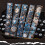 Bulletin Board Borders Straight Chalkboard- Blue Flame Real 6