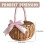 Wicker Storage Basket with Handle and Plastic Insert 3