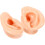 2pcs Silicone Ear Models for Earphones and Earrings Display Realistic Simulation Human Ear Samples 1
