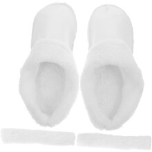 Winterwarme Plüsch-Schuheinlagen, dick, weich, flauschig, Fußwärmer für Stiefel, Clogs und Sneaker