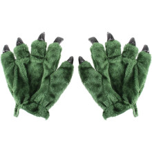 Cartoon-Dinosaurier-Handschuhe, dicke, warme Plüschhandschuhe, Weihnachtshandschuhe für Jungen und Mädchen, Winter-Outdoor-Handschuhe