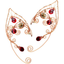 Ohrclip-Ohrringe, Feenohren, kein Piercing erforderlich, Cosplay-Accessoires für Frauen und Feen-Cosplay