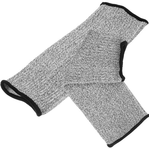 Schnittfeste Armstulpen, Unterarmschützer, Anti-Schnitt-Armschutz, Grau, Paar