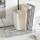 Heavy Duty Acrylic Bookend Sliding Action Book Support Space 6