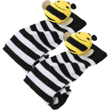 Hohe Mädchensocken mit niedlichem Insektenmuster, bequeme Overknee-Strümpfe für Kinderpartys und Cosplay-Events