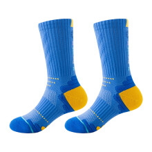 1 paire de chaussettes de Football respirantes-bleu foncé 2XL