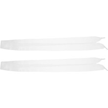 Satinband-Schnürsenkel, 4 cm breit, bonbonfarbene Chiffon-Seiden-Flachspitze