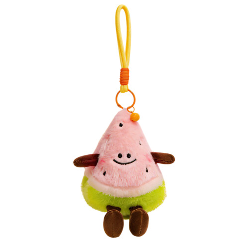 Petit porte-clés en forme de fruit en peluche, jouet-06