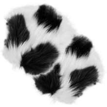 Katzenpfoten-Fäustlinge, Plüschhandschuhe, niedliche fingerlose Cosplay-Handschuhe für Damen, Tierkrallen-Kostümaccessoire