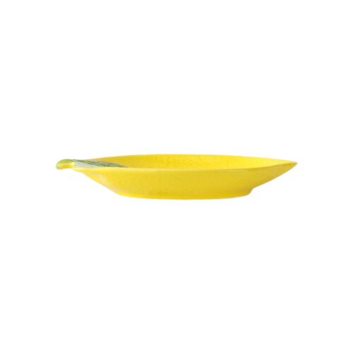 Heat Resistant Ceramic Lemon Shape Spoon Rest-Saucer