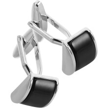 Lot de 2 boutons de manchette élégants pour homme, parfaits pour une chemise à poignets mousquetaires ou une soirée d'affaires.