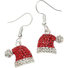Weihnachtsmann-Ohrringe, festliche Ohrringe aus Legierung, baumelnder Ohrschmuck