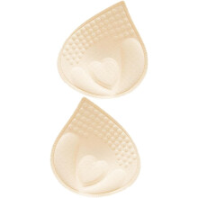 Almofada de peito de látex para mulheres almofadas de inserção esportiva confortáveis almofadas de copa para roupa ativa e uso diário Respirável