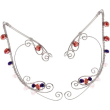 Ohrclips ohne Piercing, Feenohrringe für Damen, Cosplay-Kostümzubehör, Ohrklemmen ohne Piercing, hypoallergenes Material