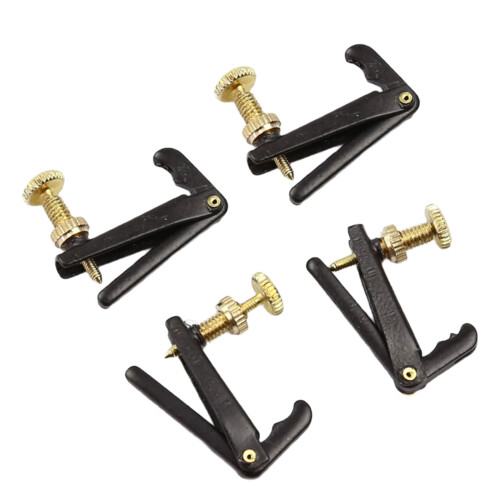 Pack of 4 Professional Violin String Hook Tuner Metal-TYPE 2