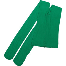 Einzigartige, grüne Kniestrümpfe im irischen Stil mit Kleeblattmuster für Damenkostüme zum St. Patrick's Day