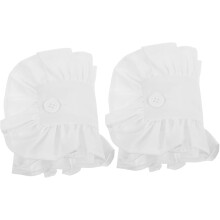Mansjettvarmere for kvinner Avtakbare rutete volangermer Elegante armbeskyttere til genserbluse Tilbehør