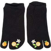 Zweizehen-Socken für Damen, atmungsaktiv, rutschfest, schweißabsorbierend, flach geschnitten, mit geteilter Zehenpartie