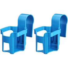 Pool-Becherhalter, auslaufsicher, für Aufstellpools, 2 Stück, Blau