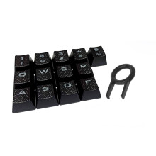 OEM krytky kláves s texturovaným povrchem, 13 ks pro K70K95