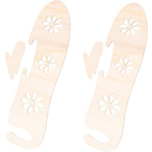 Handschuhmodell aus Holz zum Selbermachen für handgestrickte Handschuhe mit Touchscreen-Display – warm für den Winter