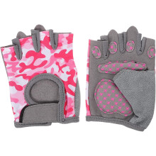 Half-Finger Non-Slip Riding Gloves for Outdoor Fitness, Pink L, Wind-Proof Breathable Cycling Gloves for