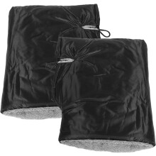 Guantes de manillar resistentes al viento para motocicleta y patinete eléctrico, guantes térmicos de felpa para bicicleta de invierno.