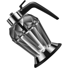 Bouteille d'huile en verre, distributeur d'huile, compartiment double en forme de diamant, acier inoxydable