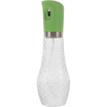 Flacon pulvérisateur d'huile de 260 ml en verre et polypropylène, design simple et facile à utiliser.