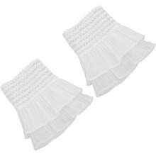 Armbanden met kanten afwerking in gotische stijl voor bruiloften, Victoriaanse kostuummouwdecoratie, elastische kanten manchetten