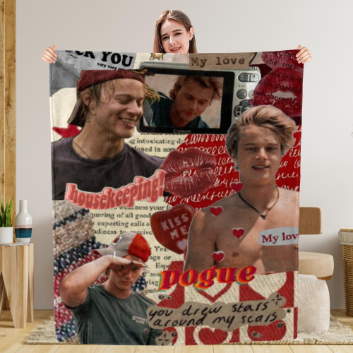Plaid en flanelle 50 x 40 pouces