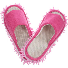 Pantuflas para fregar suelos, reutilizables, para mujer, antideslizantes, para uso doméstico, para fregar fácilmente.