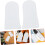 1pair Unisex Height Increase Insoles Invisible Double Layer Design Shockproof Odorless Comfortable Heightening Inserts 1