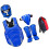 Casque de boxe à fort impact,-Ensemble bleu cinq pièces S 1